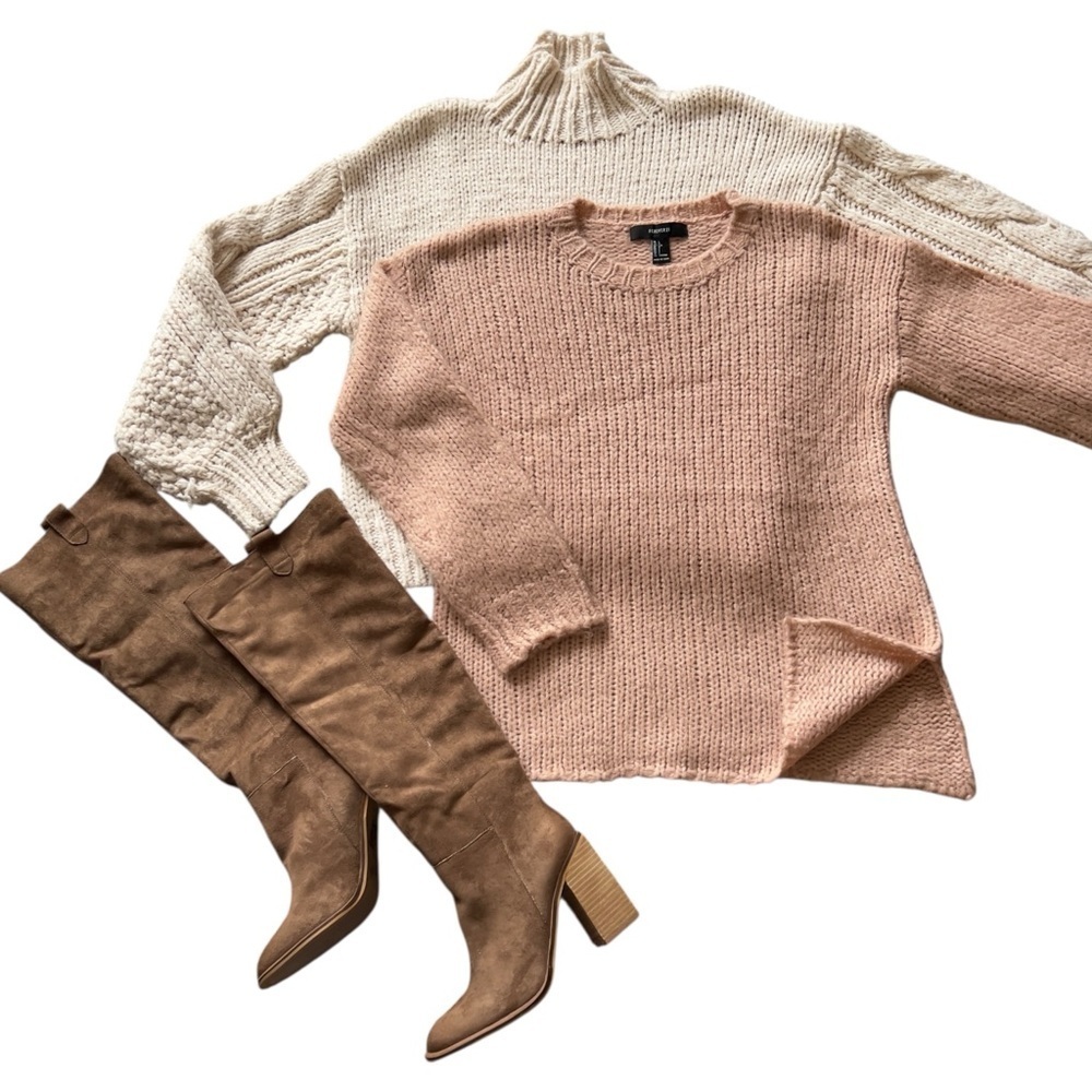 Forever21 Sweater Bundle Mock neck Crewneck